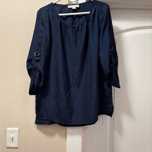 Michael Kors Midnight Blue Blouse